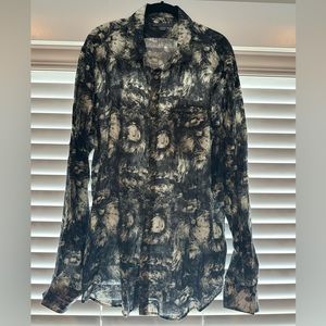 John Varvatos Mens Linen shirt